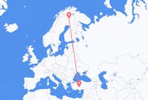Vols de Konya, Turquie vers Kolari, Finlande