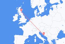 Flyreiser fra Dundee, Skottland til Split, Kroatia