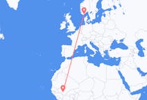 Flyreiser fra Bamako, til Kristiansand