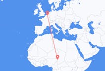 Flyg från N Djamena, Tchad till Bryssel, Belgien