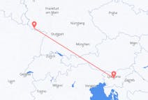Flights from Ljubljana, Slovenia to Saarbrücken, Germany