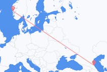 Flüge von Machatschkala, Russland nach Bergen, Norwegen