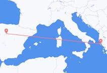 Flüge von Valladolid, Spanien nach Korfu, Griechenland