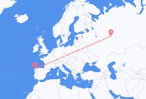 Loty z miasta Kirov do miasta Santiago de Compostela