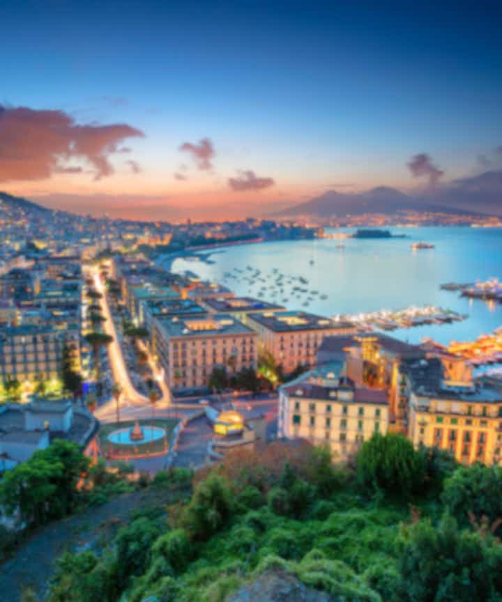 Cars for rent in the city of Naples, Italy