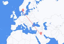 Flights from Rafha, Saudi Arabia to Gothenburg, Sweden