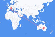Vols de Mildura, Australie pour Olbia, Italie