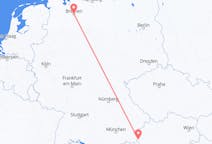 Flyreiser fra Salzburg, til Bremen