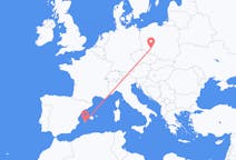 Flights from Ibiza, Spain to Wrocław, Poland