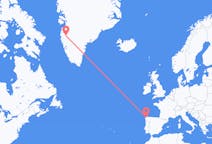 Flights from Kangerlussuaq to La Coruña