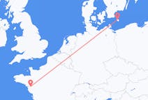 Flights from Nantes, France to Bornholm, Denmark