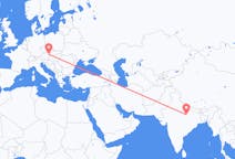 Flyrejser fra Allahabad, Indien til Wien, Østrig