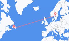 Flights from Saint-Pierre, St. Pierre & Miquelon to Karlstad, Sweden