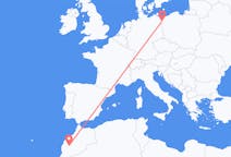 Flights from Marrakesh, Morocco to Szczecin, Poland