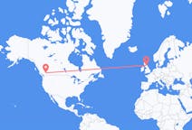 Flyrejser fra Kamloops, Canada til Edinburgh, Skotland