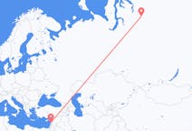 Flights from Beirut, Lebanon to Norilsk, Russia