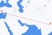 เที่ยวบิน จาก พาราณสี, อินเดีย ไปยัง อันตัลยา, ตุรกี