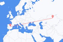 Lennot Nur-Sultanilta Madridiin