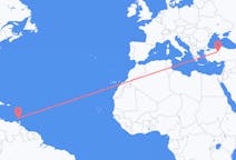Flyrejser fra St George's, Grenada til Ankara, Tyrkiet
