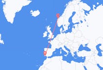出发地 葡萄牙法鲁区目的地 挪威Ålesund的航班