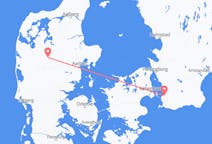 Fly fra Karup til Malmø