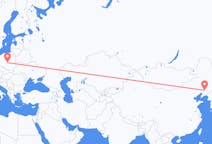 Flyrejser fra Shenyang, Kina til Łódź, Polen