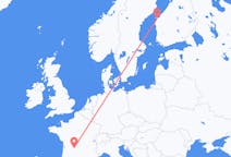 Flyreiser fra Brive-la-Gaillarde, Frankrike til Vasa, Finland