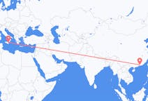 Flyreiser fra Huizhou, Kina til Catania, Italia
