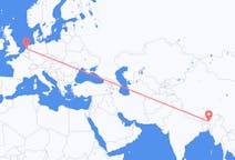 Flyrejser fra Guwahati, Indien til Amsterdam, Holland