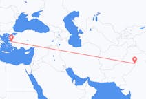 Flyreiser fra Lahore, til Izmir