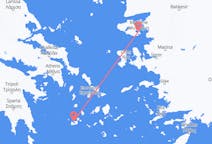 Flights from Plaka, Milos, Greece to Mytilene, Greece