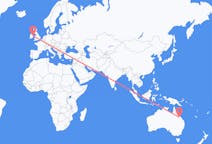 Flyg från Moranbah, Australien till Dublin, Australien