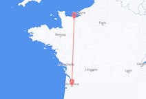 Flights from Caen, France to Bordeaux, France