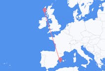 Flights from Tiree, the United Kingdom to Ibiza, Spain