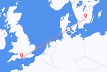 Flights from Växjö, Sweden to Bournemouth, the United Kingdom