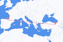 出发地 西班牙出发地 Vitoria目的地 土耳其埃尔津詹的航班