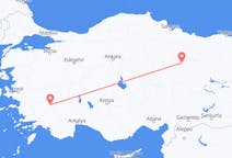 Vols depuis la ville de Sivas vers la ville de Denizli