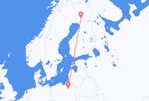 Flug frá Szczytno, Póllandi til Rovaniemi, Finnlandi
