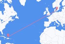 Flights from Cockburn Town, Turks & Caicos Islands to Ängelholm, Sweden