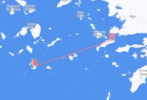Flyreiser fra Santorini, Hellas til Kos, Hellas