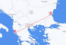 Vuelos de Burgas, Bulgaria a Corfú, Grecia