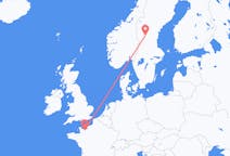 Flights from Caen, France to Sveg, Sweden