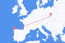 Flyrejser fra La Coruña til Katowice