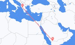 出发地 沙特阿拉伯奈季蘭目的地 希腊约阿尼纳的航班