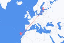 Flights from Kardla, Estonia to Tenerife, Spain