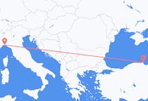 Flights from Sinop, Turkey to Genoa, Italy
