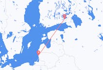 リトアニアのから パランガ、フィンランドのへ ラッペーンランタフライト