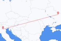 Fly fra Kharkiv til Verona