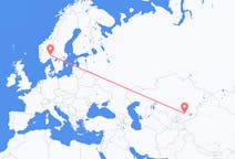 Flights from Bishkek to Oslo