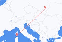 Vluchten van Figari, Frankrijk naar Rzeszow, Polen
